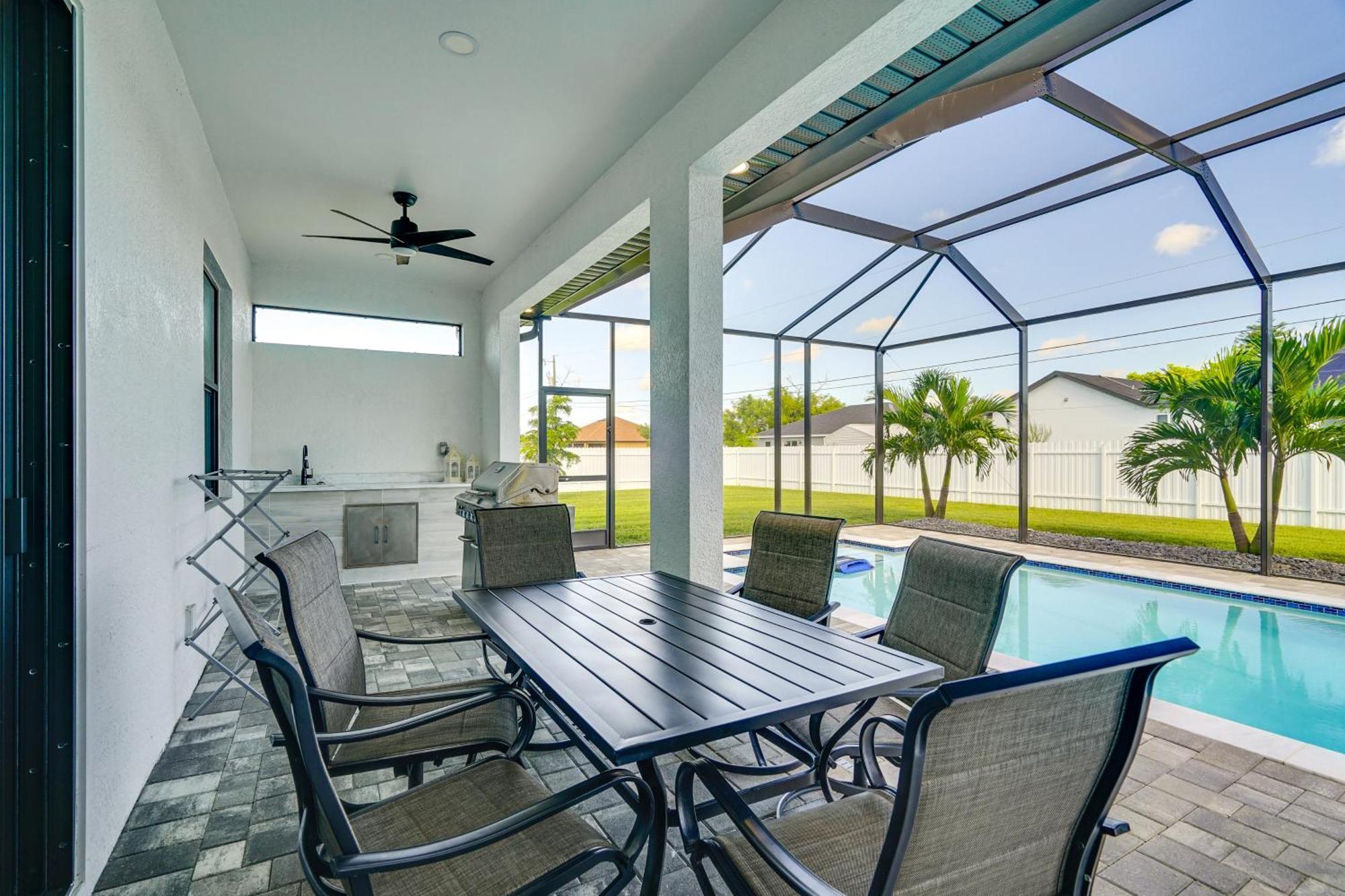 Cape Coral Escape Furnished Lanai And Private Pool! Villa Luaran gambar