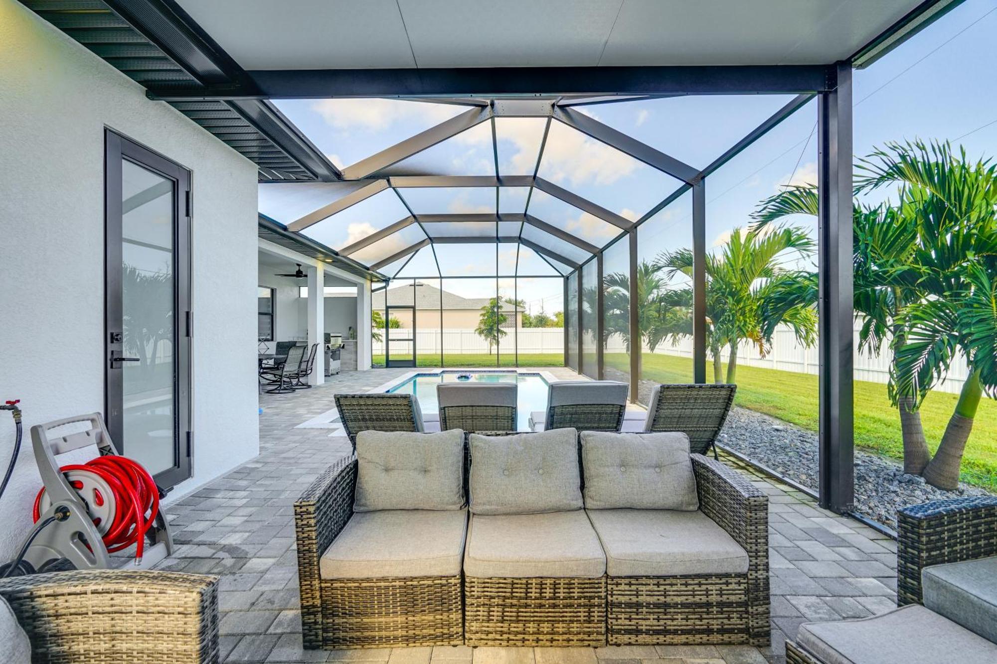 Cape Coral Escape Furnished Lanai And Private Pool! Villa Luaran gambar